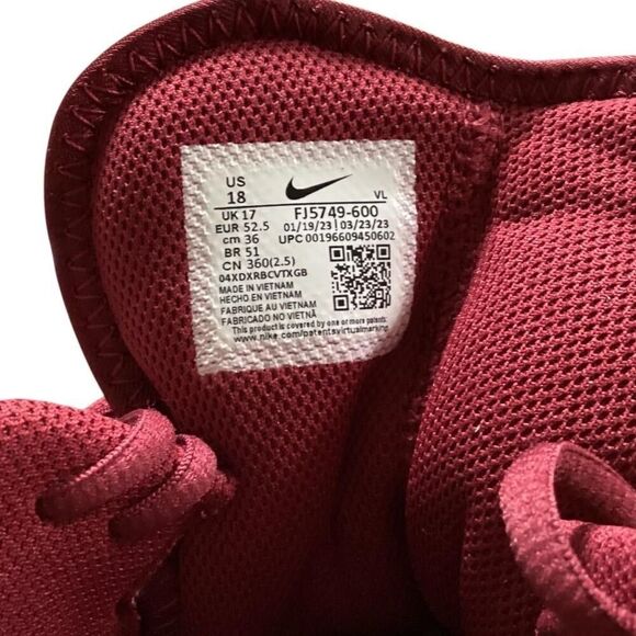 Nike Football Cleats Mens18 Red Gold White FSU Seminoles Force Savage Pro 3 NEW - Picture 8 of 8